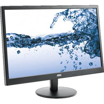 Monitor AOC E2270SWDN, 21.5 inch, 5 ms, Full HD, Negru