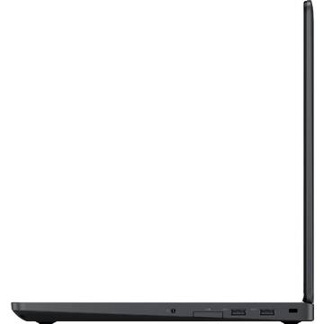 Laptop Dell N013LE557015EMEA_W, Intel Core i5-6300U, 8 GB, 256 GB SSD, Microsoft Windows 7 Pro + Microsoft Windows 10 Pro, Negru