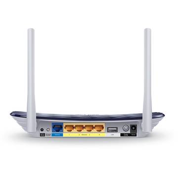 Router TP-Link ARCHER C20, 802.11 a/b/g/n/ac, 2.4 / 5 GHz, 300 / 433 Mbps