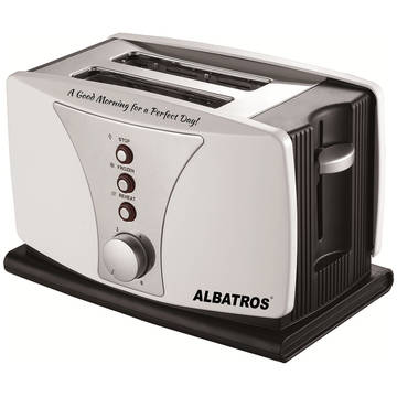 Toaster Albatros Dueto, 2 felii, 800 W, Alb