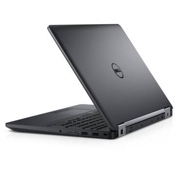 Laptop Dell Latitude E5570, Intel Core i5-6200U, 4 GB, 500 GB, Microsoft Windows 7 Pro + Microsoft Windows 10, Negru