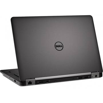Laptop Dell N003LE727012EMEA_W, Intel Core i5-6300U, 8 GB, 256 GB SSD, Microsoft Windows 7 Pro + Microsoft Windows 10 Pro, Negru