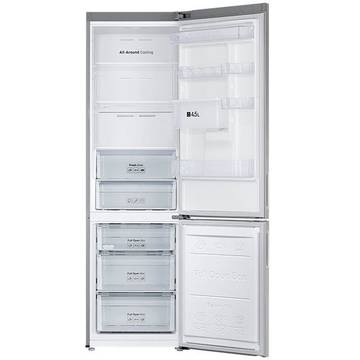 Combina frigorifica Samsung RB37J5800SA/EF, 360 l, Clasa A+, Argintiu
