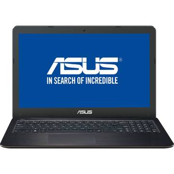 Laptop Asus X556UJ-XX007D, Intel Core i5-6200U, 4 GB, 1 TB, Free DOS, Negru / Maro