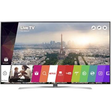 Televizor LG 86UH955V, 218 cm, 4K UHD, Smart TV, 3D, Negru / Argintiu
