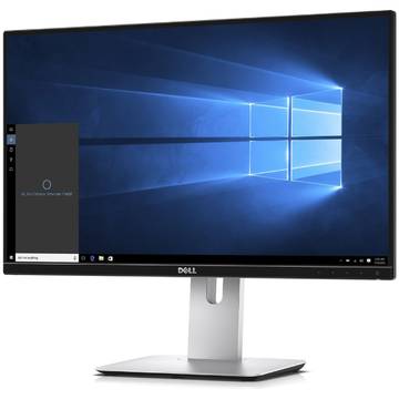 Monitor Dell U2417HWI, 23.8 inch, Full HD, 8 ms GTG, Negru / Argintiu