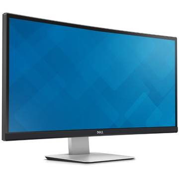 Monitor Dell U3415W, 34 inch, WQHD, 5 ms, Negru / Argintiu
