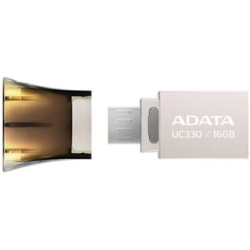 Memory stick Adata UC330, 16 GB, USB 2.0, Negru