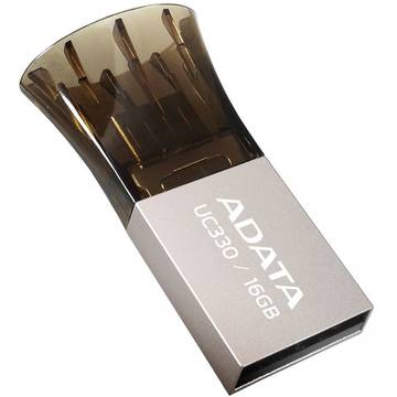 Memory stick Adata UC330, 16 GB, USB 2.0, Negru