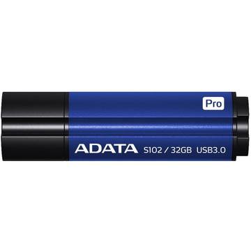 Memory stick Adata S102 Pro Advanced, 32 GB, USB 3.0, Albastru