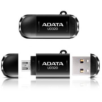 Memory stick Adata UD310, 32 GB, USB 2.0, MicroUSB, Negru