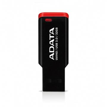 Memory stick Adata UV140, 32 GB, USB 3.0, Negru / Rosu