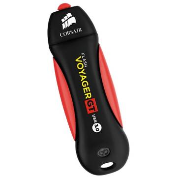 Memory stick Corsair Voyager GT v2, 64 GB, USB 3.0, Negru