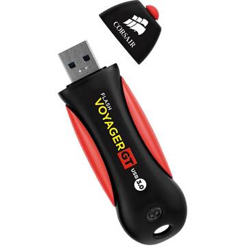 Memory stick Corsair Voyager GT v2, 64 GB, USB 3.0, Negru