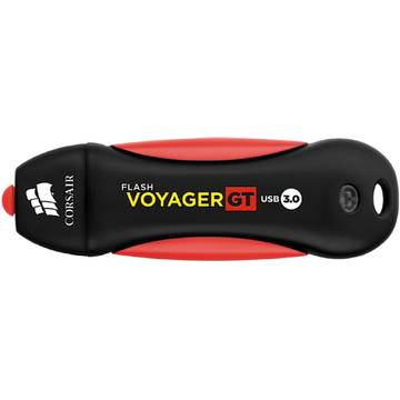 Memory stick Corsair New Voyager GT v2, 128 GB, USB 3.0, Negru / Rosu