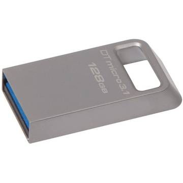 Memory stick Kingston DataTraveler Micro, USB 3.0, 128 GB, Gri