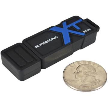 Memory stick Patriot Supersonic Boost, 32 GB, USB 3.0, Negru