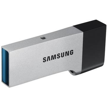 Memory stick Samsung MUF-128CB, 128 GB, USB 3.0, Negru / Gri