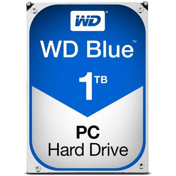 Hard Disk Western Digital Blue, 1 TB, 5400 RPM, 64 MB, SATA 3