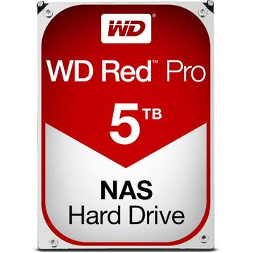 Hard Disk Western Digital Red Pro, 5 TB, 7200 RPM, 128 MB, SATA 3