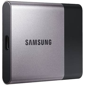SSD Samsung Portable T3, 500 GB, 2.5 inch, USB 3.0, Negru / Argintiu