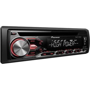 Player auto Pioneer DEH-4800FD, 4 x 100 W, USB, AUX, CD, iPod/iPhone, Android, Panou frontal detasabil