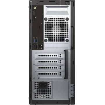 Sistem desktop Dell OptiPlex 3040 MT, Intel Core i5-6500, 4 GB, 500 GB, Microsoft Windows 7 Pro + Microsoft Windows 10 Pro, Negru