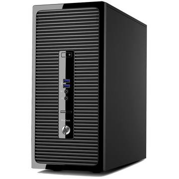 Sistem desktop ProDesk 400 G3 MT, Intel Core i3-6100, 4 GB, 500 GB, Free DOS, Negru + Monitor LED HP V212a 20.7 inch