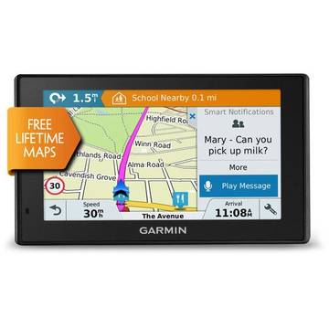 GPS Garmin DriveSmart 50 LM, 5 inch, Harta Europa completa + update gratuit al hartilor pe viata