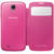 Husa OEM Flip-Cover Samsung S4, Roz