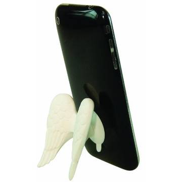 Suport telefon mobil Angel's Wings, Alb
