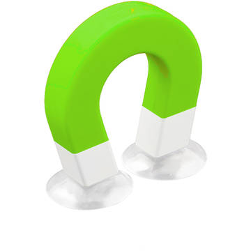Suport telefon mobil in forma de magnet, Verde