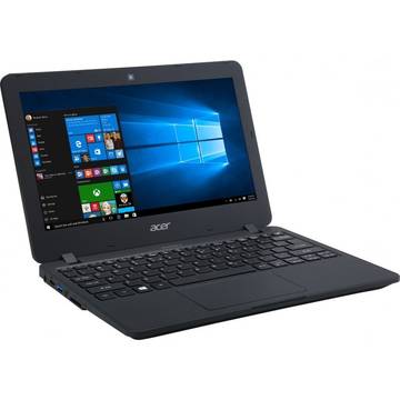 Laptop Acer TravelMate TMB117-M-C5YB, Intel Celeron N3050, 2 GB, 32 GB eMMC, Microsoft Windows 10 Home, Negru
