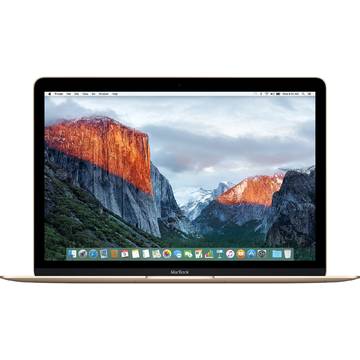 Laptop Apple MacBook, Intel Core M5, 8 GB, 512 GB  SSD, Mac OS X El Capitan, Auriu