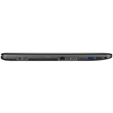 Laptop Asus X540LJ, Intel Core i3-4005U, 4 GB, 1 TB, Microsoft Windows 10 Home, Negru / Maro