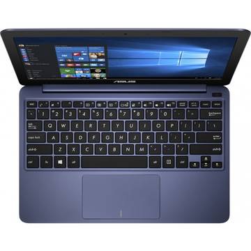 Laptop Asus VivoBook E200HA, Intel Atom x5-Z8300, 2 GB, 32 GB eMMC, Microsoft Windows 10 Home, Albastru
