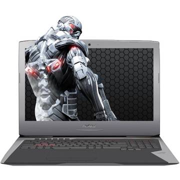 Laptop Asus ROG G752VL, Intel Core i7-6700HQ, 24 GB, 1 TB + 256 GB, Microsoft Windows 10 Home, Gri