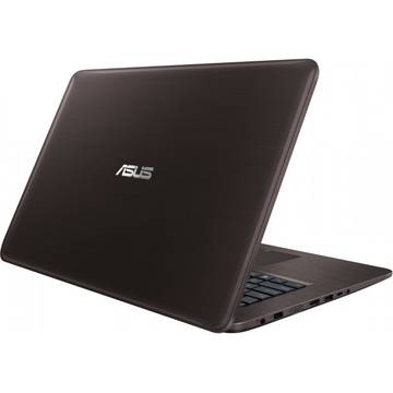 Laptop Asus X756UB, Intel Core i5-6200U, 4 GB, 2 TB + 16 GB SSD, Free DOS, Maro