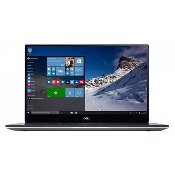 Laptop Dell XPS 15 (9550), Intel Core i7-6700HQ, 32 GB, 1 TB SSD, Microsoft Windows 10 Pro, Argintiu