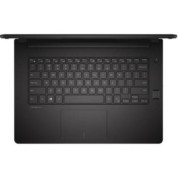 Laptop Dell Latitude 3470 (seria 3000), Intel Core i3-6100U, 4 GB, 500 GB, Microsoft Windows 7 Pro + Microsoft Windows 10 Pro, Negru