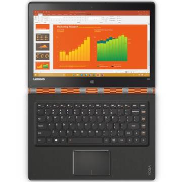 Laptop Lenovo Yoga 900-13 (Flex 3), Intel Core i5-6260U, 8 GB, 512 GB SSD, Microsoft Windows 10 Home, Portocaliu
