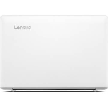 Laptop Lenovo IdeaPad 510, Intel Core i7-6500U, 8 GB, 500 GB, Free DOS, Alb