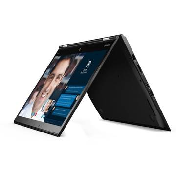 Laptop Lenovo ThinkPad X1 Yoga 1st gen, Intel Core i7-6600U, 16 GB, 512 GB SSD, Microsoft Windows 10 Pro, Negru