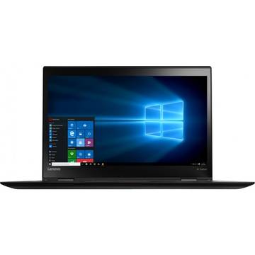 Laptop Lenovo ThinkPad X1 Carbon 4th gen, Intel Core i7-6600U, 16 GB, 512 GB SSD, Microsoft Windows 7 Pro + Microsoft Windows 10 Pro, Negru