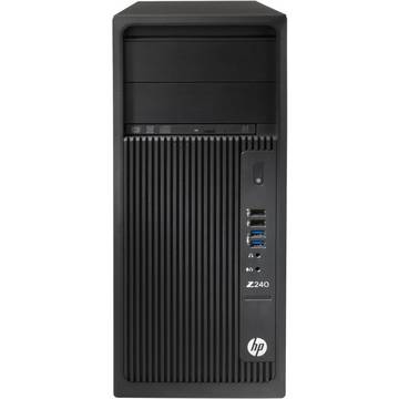 Sistem desktop HP Z240 TWR, Intel Xeon E3-1245 v5, 16 GB, 2 TB, Microsoft Windows 7 Pro + Microsoft Windows 10 Pro