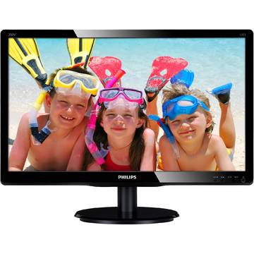 Monitor Philips 200V4LAB, 19.5 inch, HD+, 5 ms, Negru