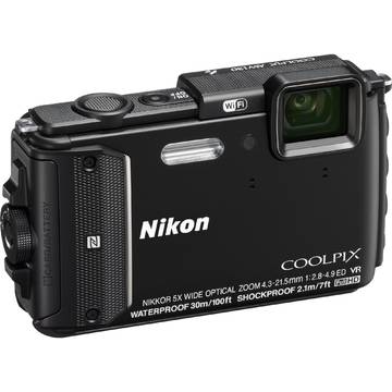 Camera foto Nikon COOLPIX AW130, 16.76 MP, Diving Kit, Negru