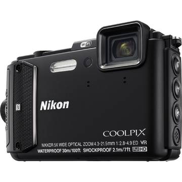Camera foto Nikon COOLPIX AW130, 16.76 MP, Outdoor Kit, Negru