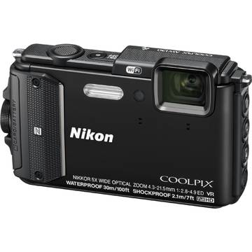 Camera foto Nikon COOLPIX AW130, 16.76 MP, Outdoor Kit, Negru