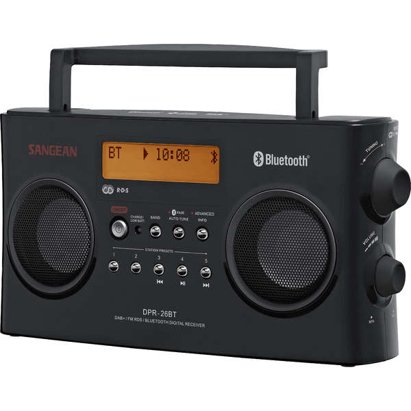 Radio Portabil Sangean DPR-26 DAB+ BT, FM, Negru
